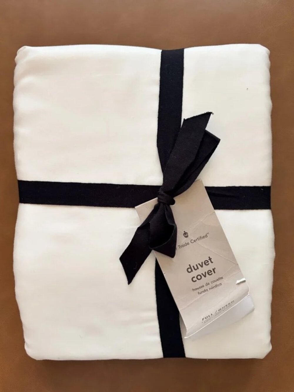 NWT West Elm TENCEL Duvet Cover - Full/Queen - Picture 3 of 4